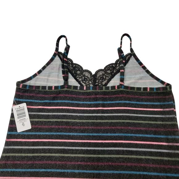 Super Soft by Torrid Slip Dress Womens M/L Gray Plush Bodycon Midi Lounge Gown - Picture 6 of 13